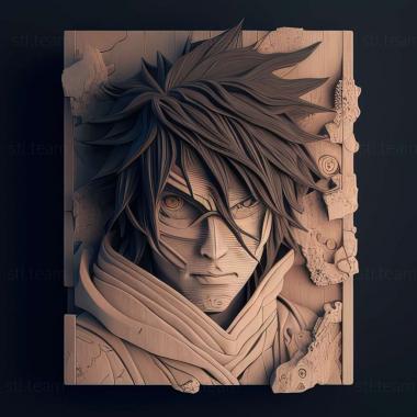 3D model Sasuke Uchiha (STL)